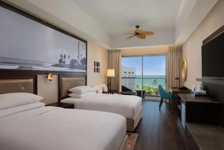 Standard Twin room with ocean view