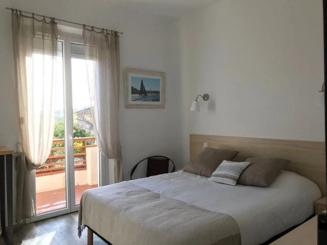 Deluxe Double room with balcony and with sea view
