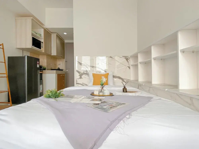 Modern Compact Studio Apartment At Vasanta Innopark