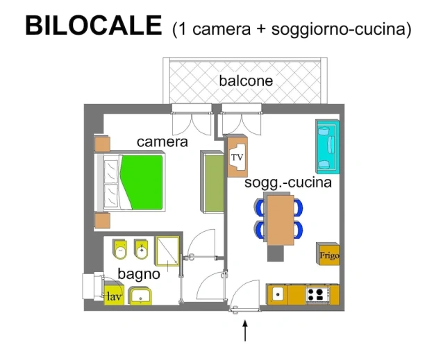 1 Bedroom Comfort Apartment with balcony