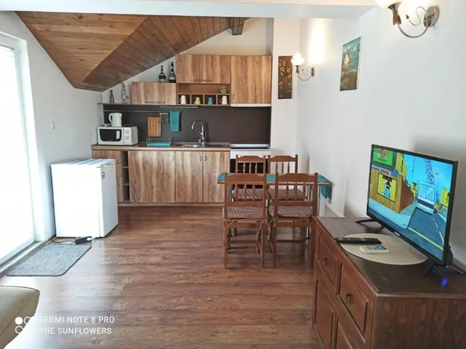 Studio with balcony