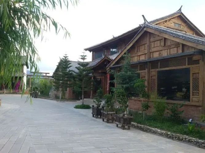 Outside