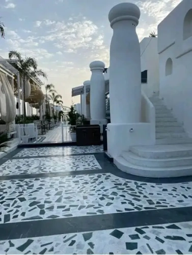 Outside