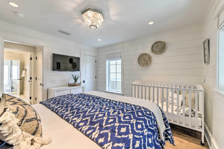 Luxe, Beachfront PCB Home w/ Decks & Grill!