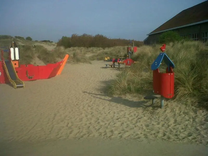 Voeten in het zand