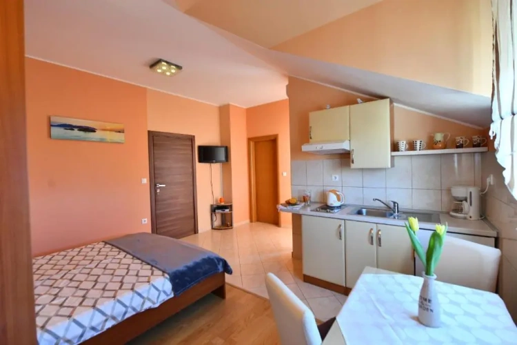 Apartment with garden view
