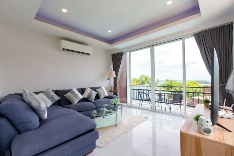 Sea View Front&Back Pool Near Beach V240