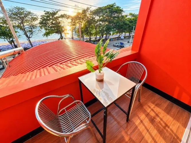 Deluxe Double room with balcony and with sea view