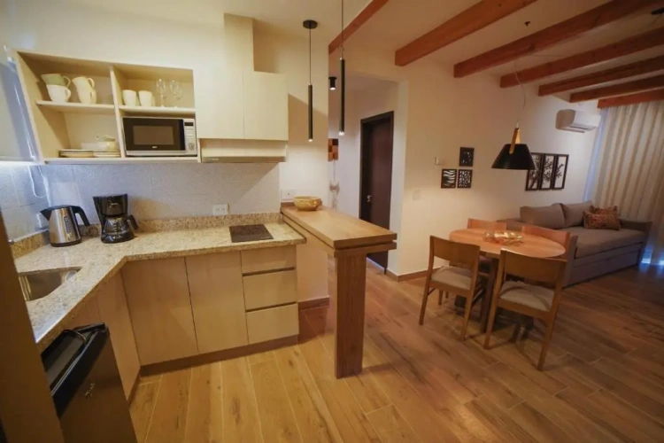 Apartment with mountain view