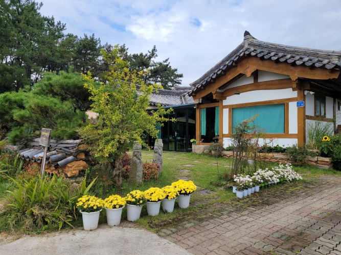 Outside