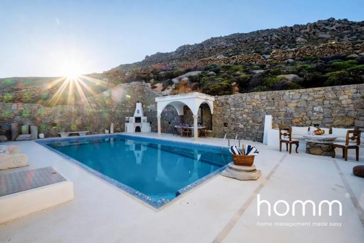 Cheerful Pool Cycladic homm 8ppl Mykonos