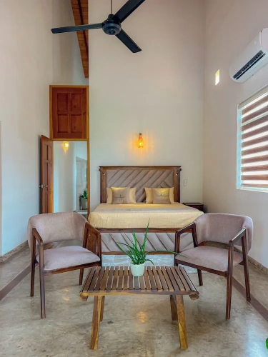 Standard Triple Family room with garden view