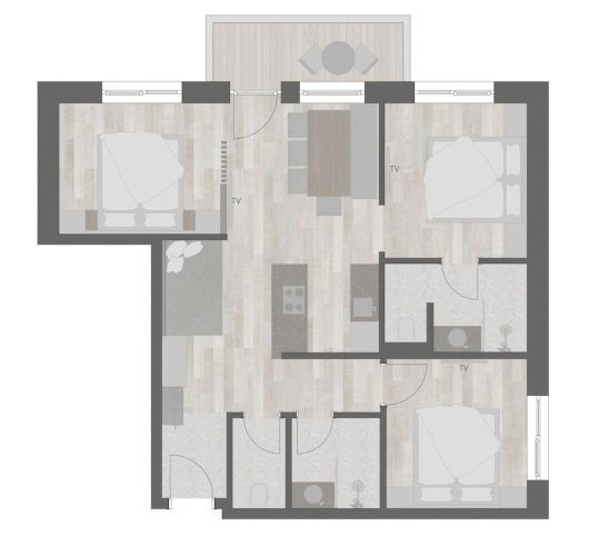 Guest rooms
