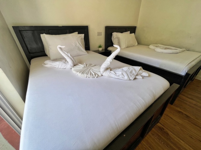 Standard Double room with pool view