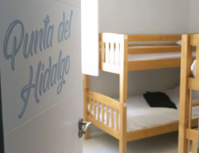 Bed in Dorm with balcony