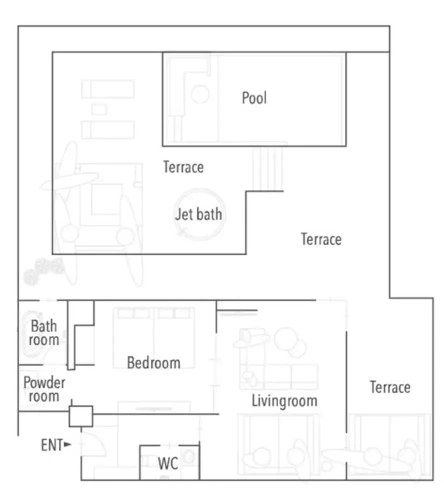 Deluxe Twin room with balcony