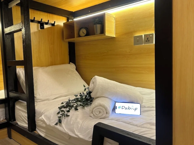Bed in Dorm (male dorm) with city view