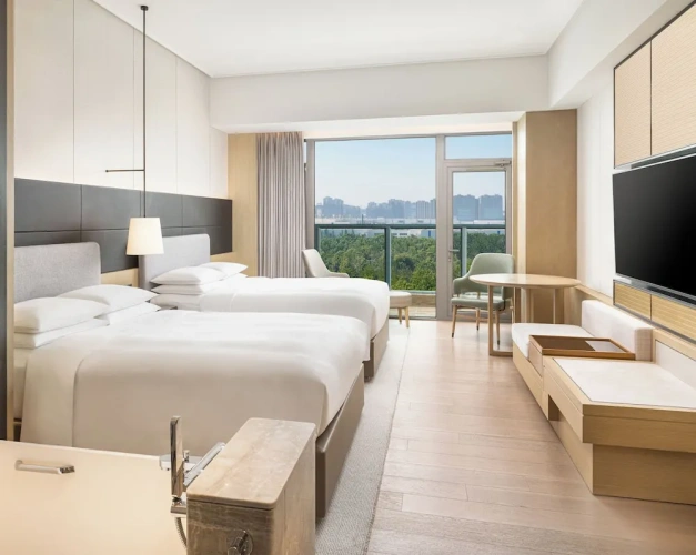Deluxe Twin room with balcony and with garden view