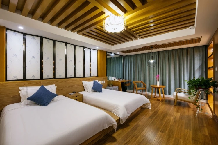 Classic Twin room with river view
