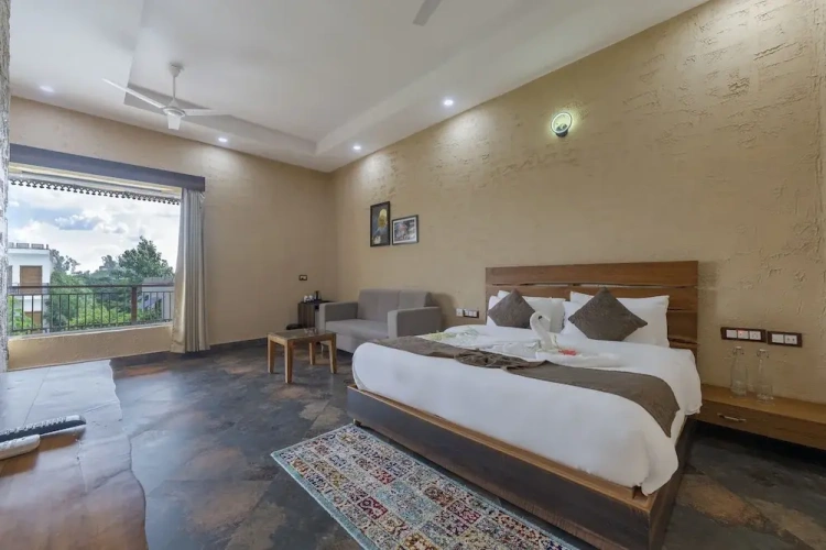 2 Bedrooms Superior Quadruple room with balcony and with garden view