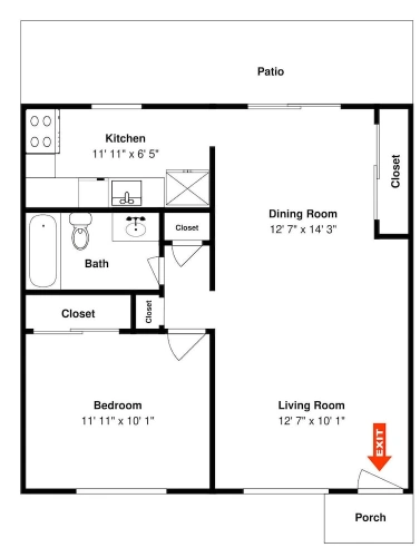 1 Bedroom Standard room with balcony