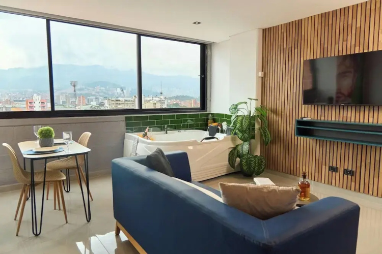 Estadio Jacuzzi Haven Cozy Rosa Negra Suite