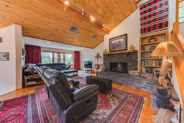 Cloudcroft Mtn Home w/ Patio, Walk to Golf Course!