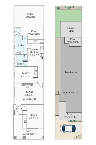 Elegant Art Semi Detached 2-bed Home