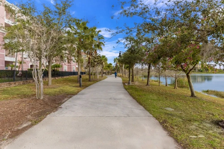 Outside