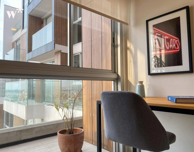 Monochromatic 1BR in Lovely Barranco
