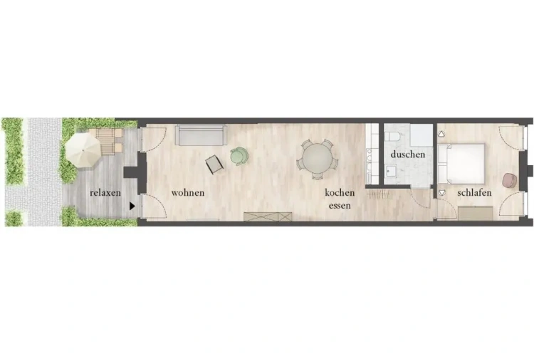 1 Bedroom Apartment