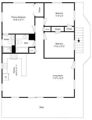3 Bedrooms Studio