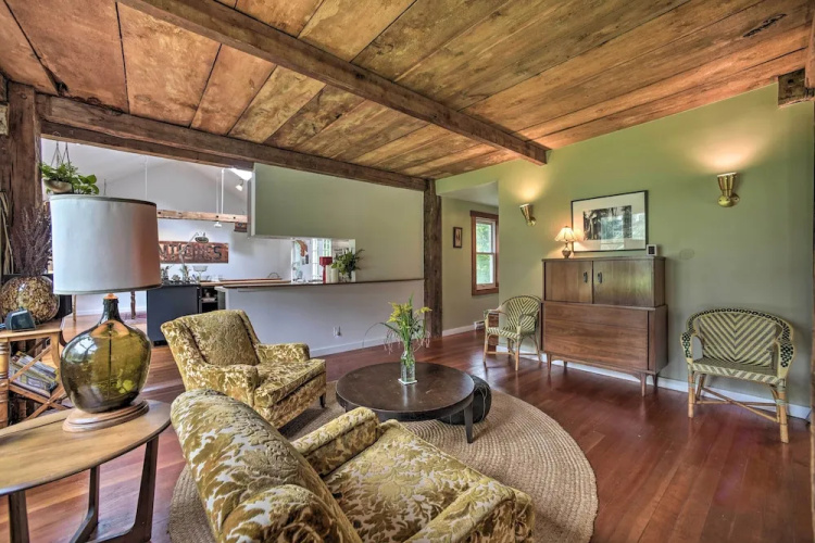 Game Room & Fire Pit: Peaceful Catskills Farmhouse
