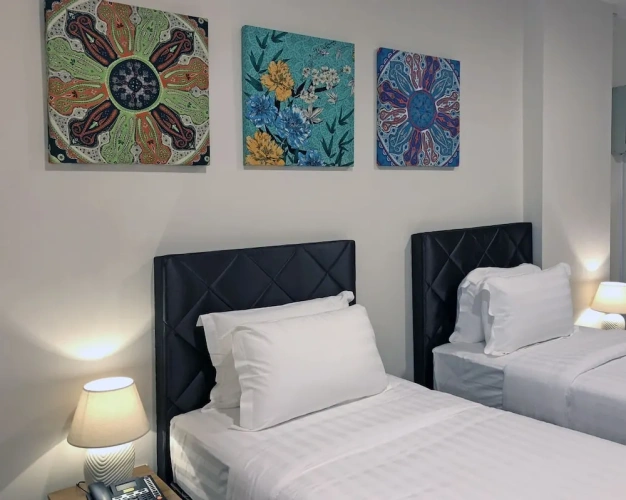 Deluxe Twin room with balcony