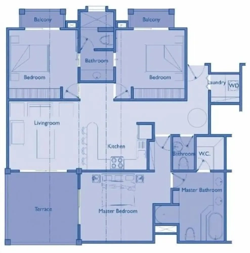 Standard Family room with balcony