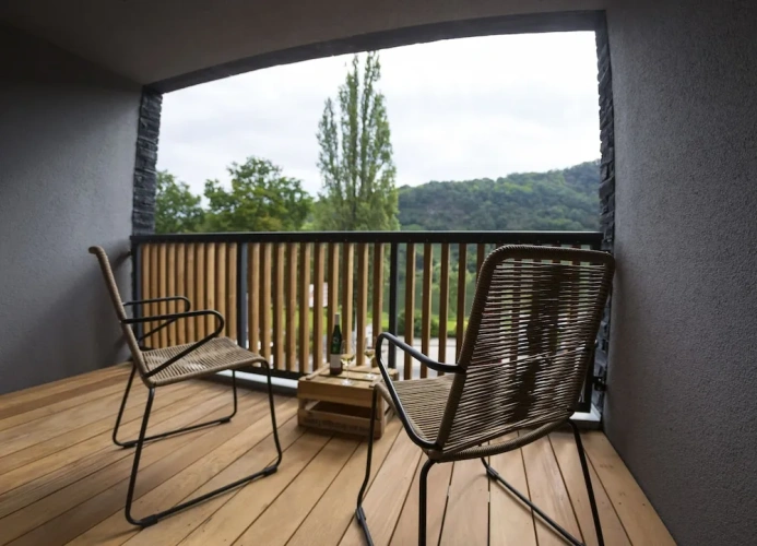 Standard Double room with balcony and with river view