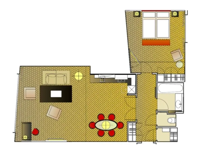 1 Bedroom Executive Apartment
