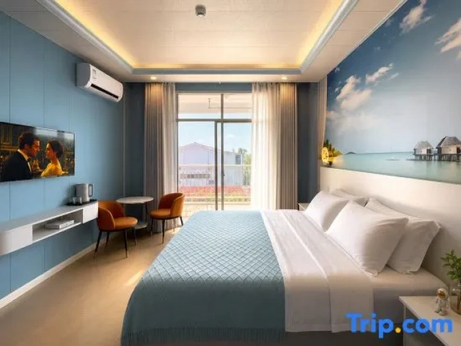 Deluxe Double room with balcony and with sea view