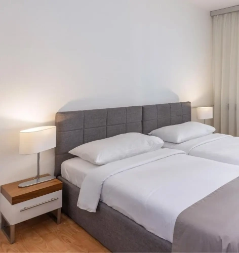 Standard Twin room with balcony and with sea view