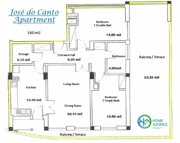 2 Bedrooms Apartment