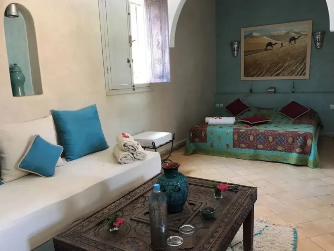 Standard Quadruple Family room with pool view