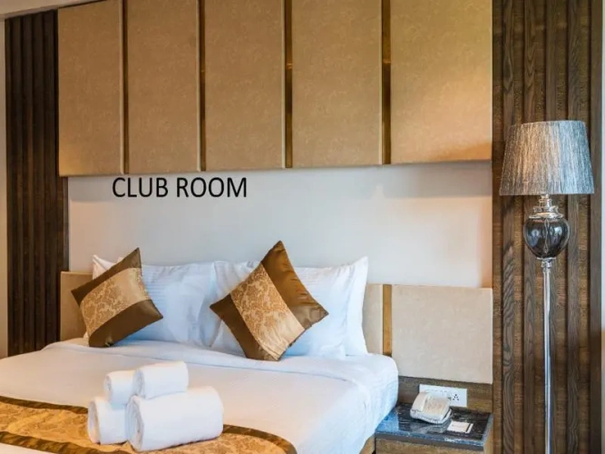 Standard Double Club room with balcony and with city view
