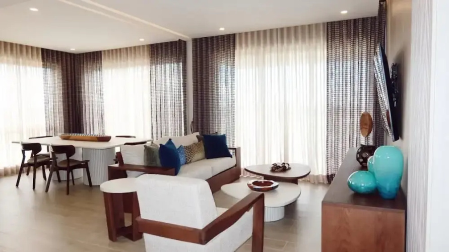 2BR 4 Guests Balcony and Pool View Cap Cana