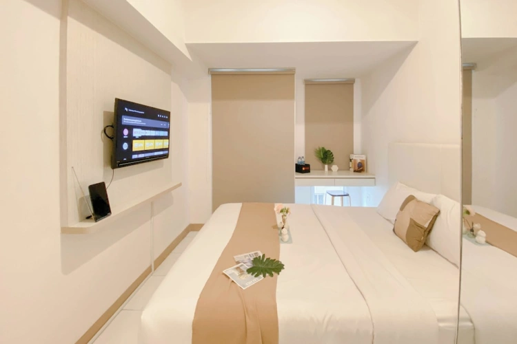 Comfy Studio at 9th Floor Tokyo Riverside PIK 2 Apartment