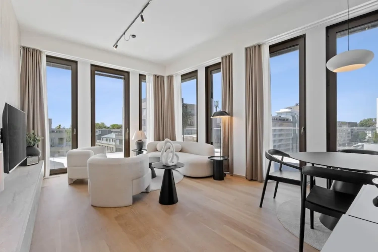 1 Bedroom Deluxe Apartment with balcony and with city view