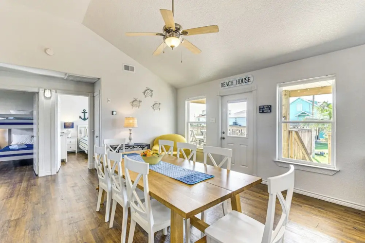 1 Block to Surfside Beach: Home w/ Gulf Views!