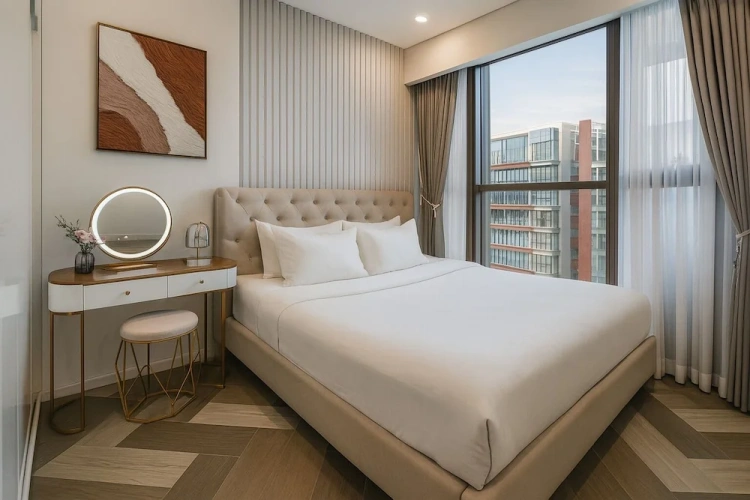 1 Bedroom Apartment with balcony and with city view