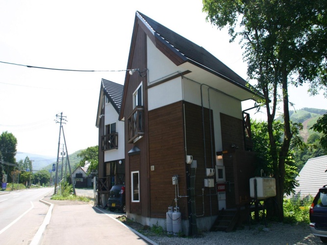 Cottage with balcony and with view