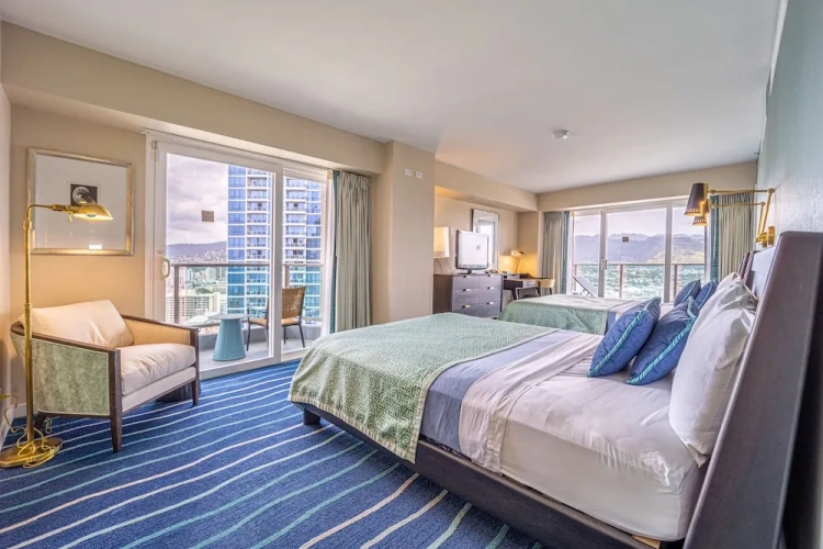 2 Bedrooms Executive Suite with partial ocean view