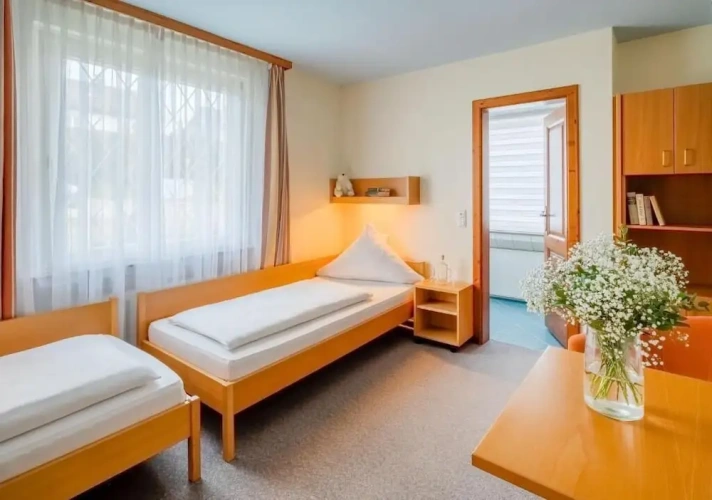 Standard Twin room with balcony and with garden view
